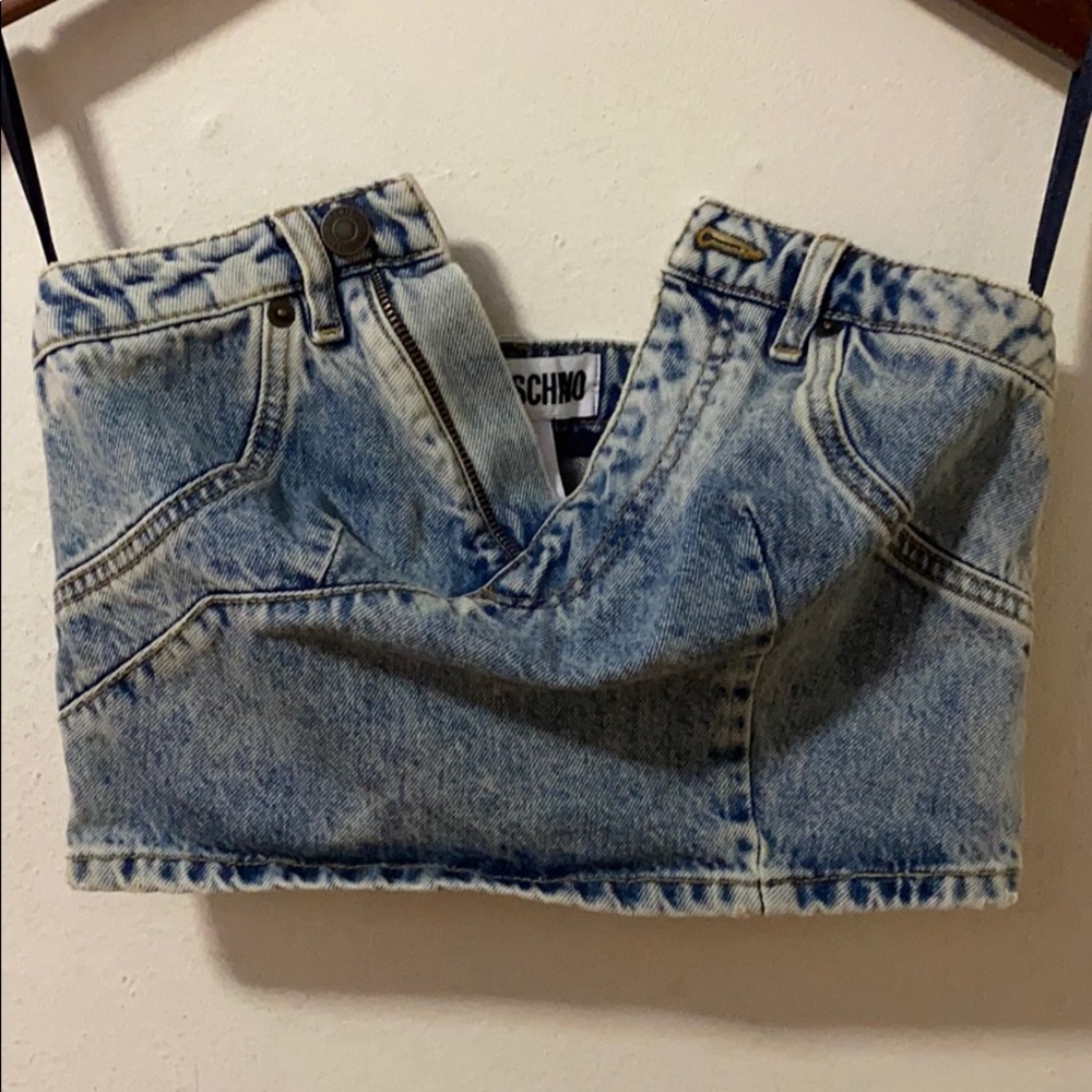H&M MOSCHINO Denim top size 36